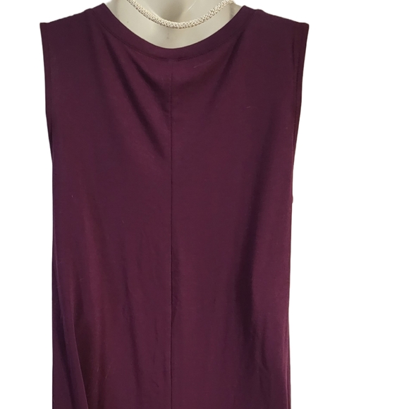(NWT) Zenana Premium Maroon Swing Tunic / Dress with Pockets in sz M - Picture 2 of 3